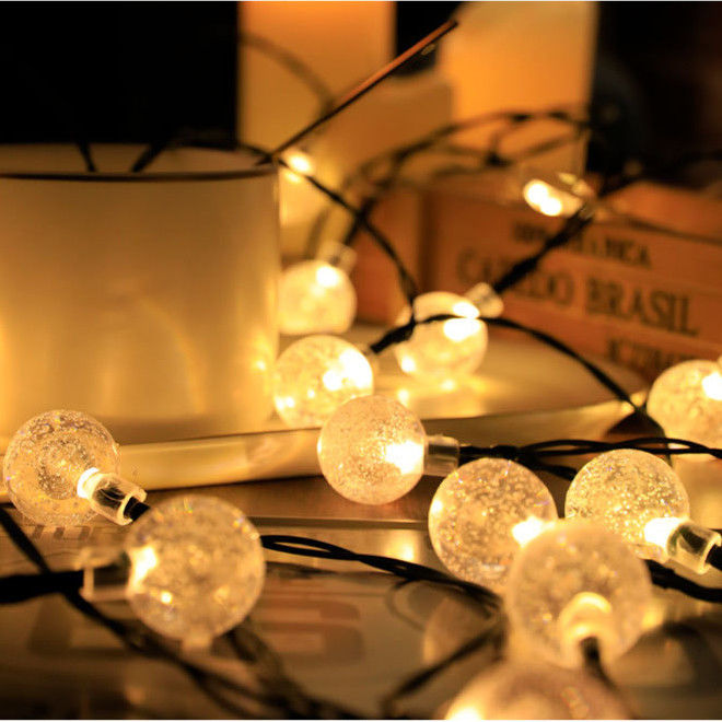 PVC Warm White Clear Vintage Bulbs Garland Lights for Fairy Wedding Decoration 5-102m