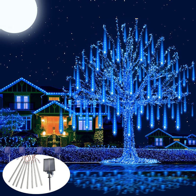 Falling Rain Fairy LED String Lights in Cube Design for Holiday Party Home Decoration