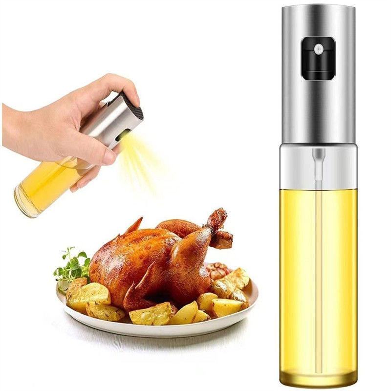 304 Stainless Steel Atomized Oil Sprayer Portable Oil Bottle for Other Cooking Tools