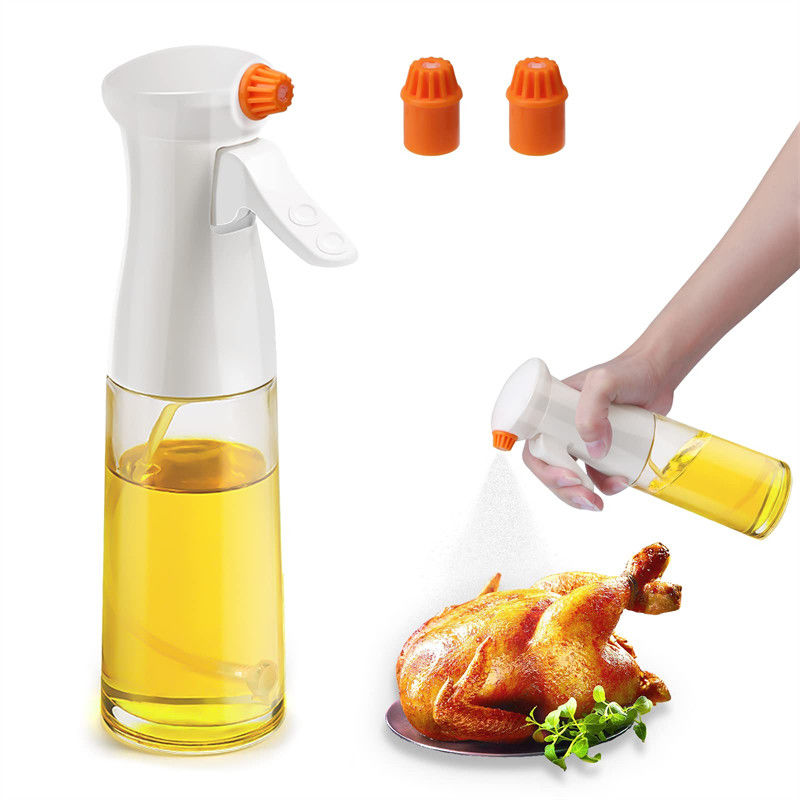 200ML Olive Oil Spray Bottle Durable Cooking Oil Plastic Bottle for Kitchen Tools
