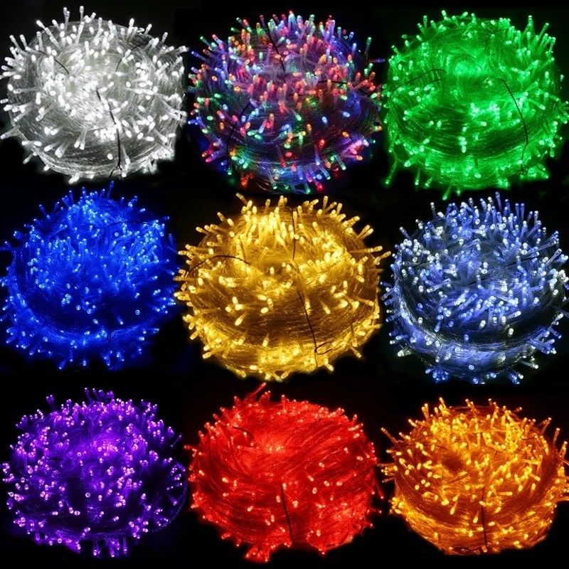 Outdoor Waterproof 300m Purple LED Fairy Lights String Garland for Christmas Holiday Decoration