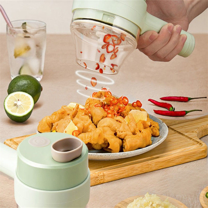ABS 2023 Hot Gatling Multifunctional Household Cooking Machine Electric Garlic Puree Garlic Automatic Garlic Stirrer