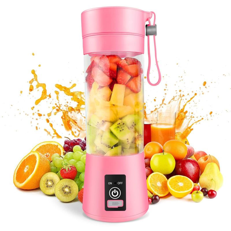 380ml Capacity Mini Blender USB Rechargeable Fruit Juice Portable Juicer Cup for Home