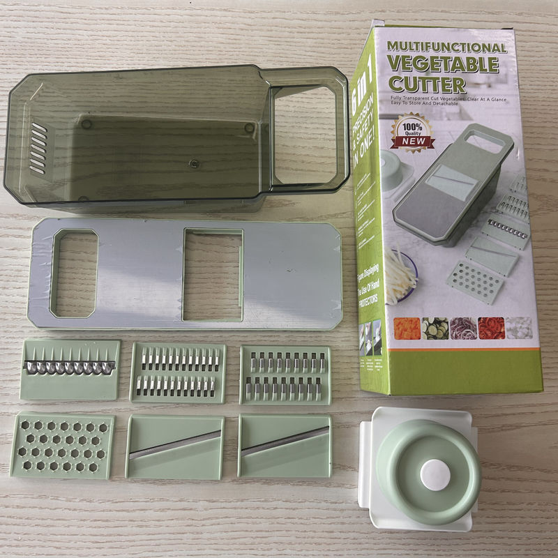 Mint Green Stainless Steel Vegetable Slicer Perfect for Quick and Easy Meal Preparation