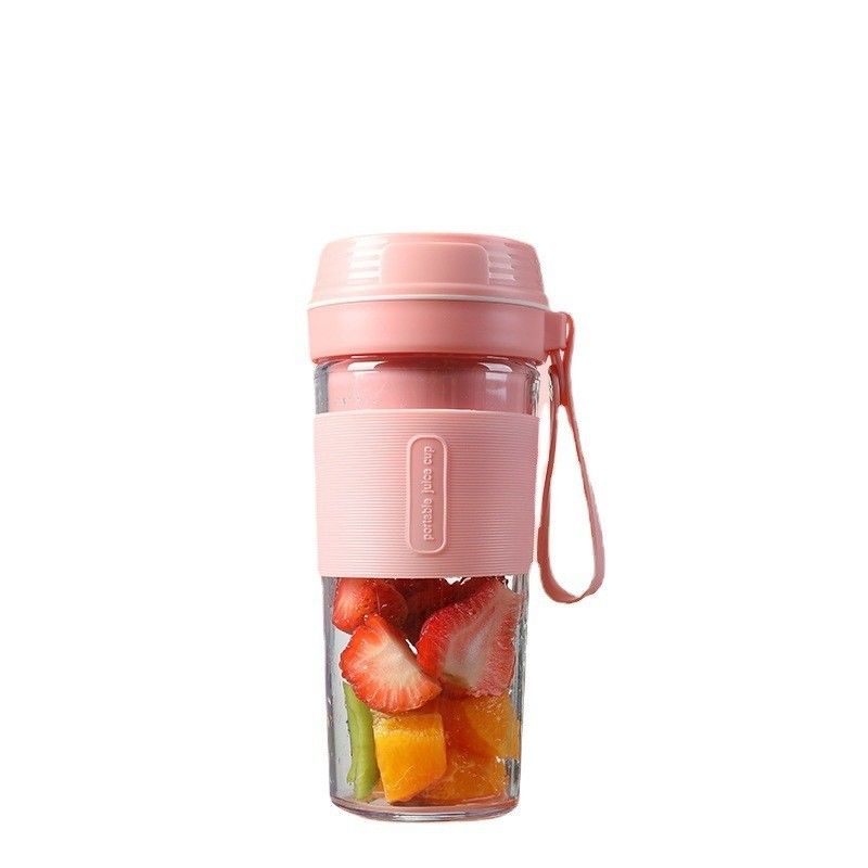 280ml Portable USB Charge Electric Juicer for Home 4 Blades Vegetable Fruit Juicer Cup Maker