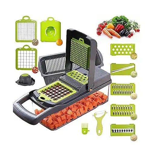 Easy to Vegetable Cutter 12 in 1 Food Cutter Mandoline Slicer for Kitchen Accessories