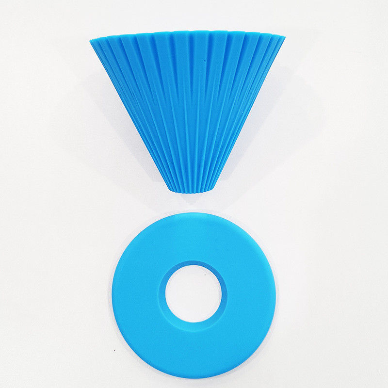 Modern Design Silicone Coffee Mat with Reusable Funnel Filter and Collapsible Dripper